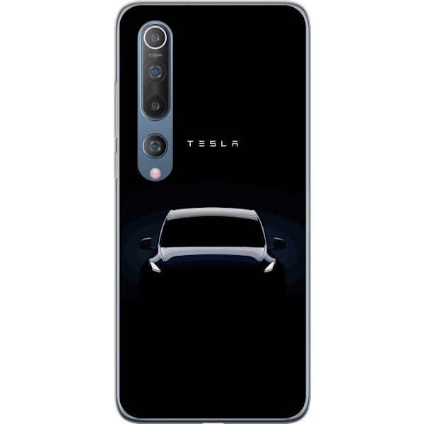 Xiaomi Mi 10 5G Läpinäkyvä kuori Tesla