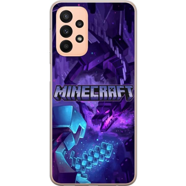 Kompatibelt Mobildeksel til Samsung Galaxy A23 Minecraft