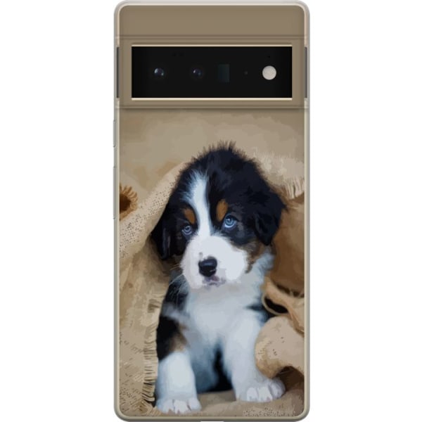 Google Pixel 6 Pro Gjennomsiktig deksel Hundebaby