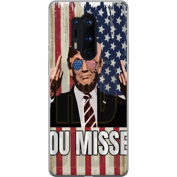 OnePlus 8 Pro Läpinäkyvä kuori Trump