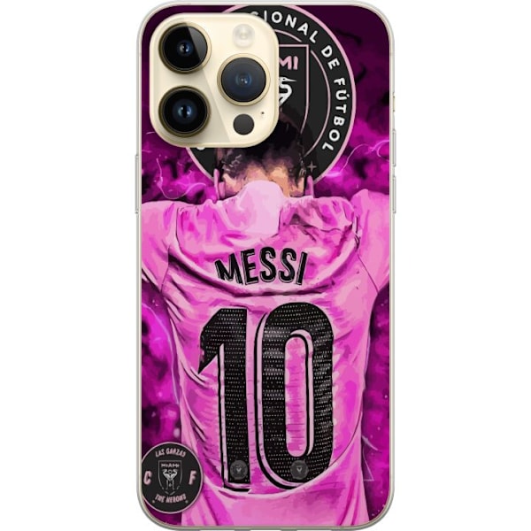 Apple iPhone 15 Pro Max Gjennomsiktig deksel Messi