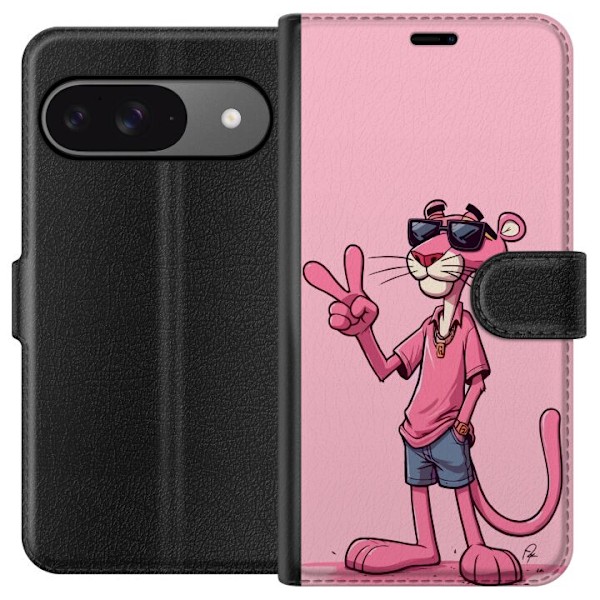 Google Pixel 9 Pro Plånboksfodral Pink Panter Peace