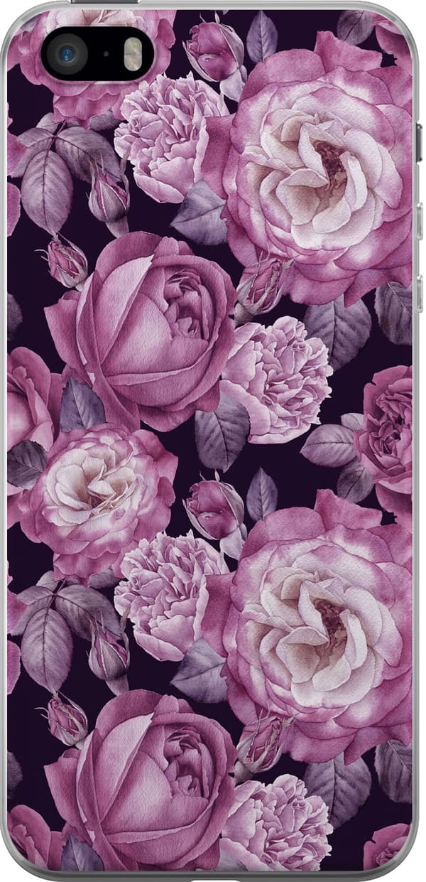 Kompatibelt Mobilskal till Apple iPhone SE (2016) Blommor