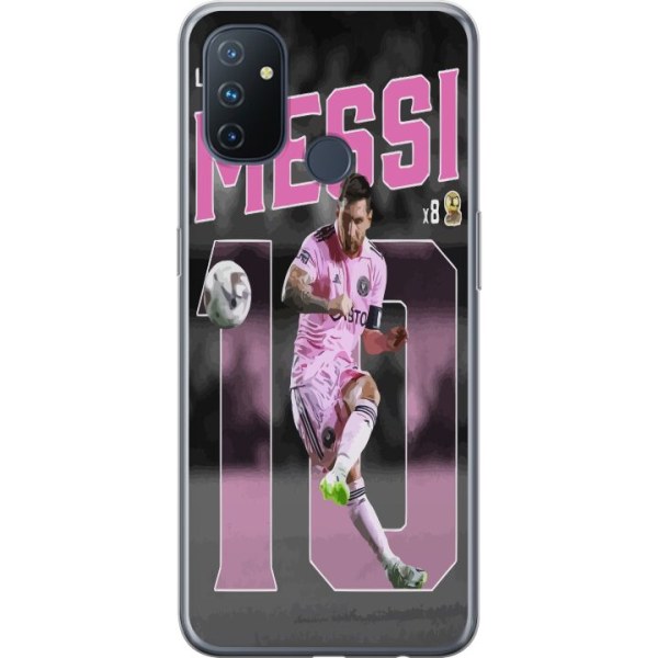 OnePlus Nord N100 Gennemsigtig cover Lionel Messi