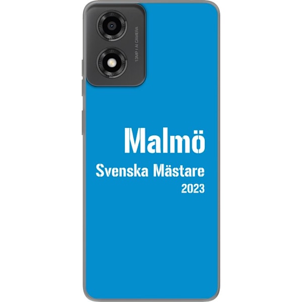 Motorola Moto E14 Läpinäkyvä kuori Malmö FF