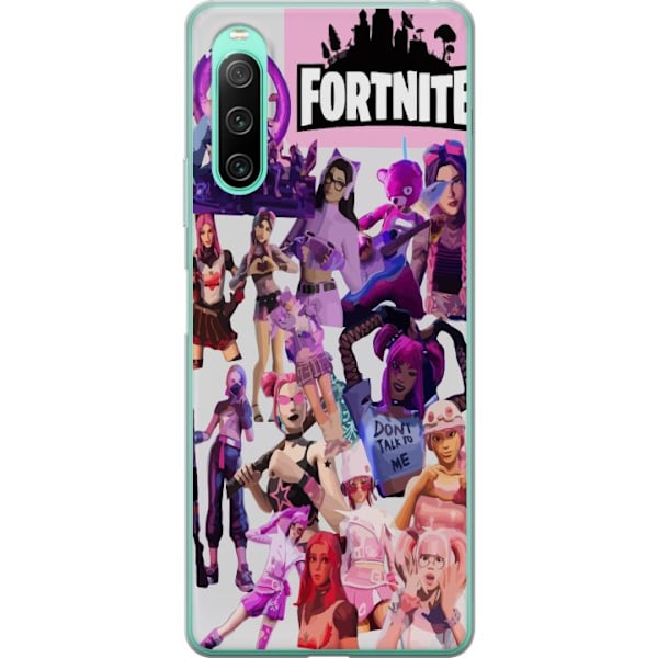 Sony Xperia 10 IV Läpinäkyvä kuori Fortnite