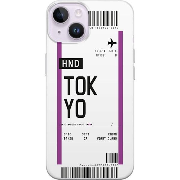 Apple iPhone 14 Gennemsigtig cover Tokyo