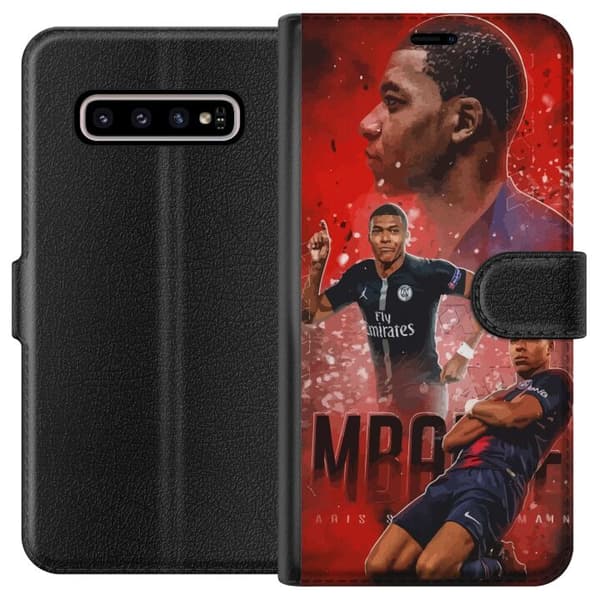 Kompatibelt Lommeboketui til Samsung Galaxy S10+ Mbappe