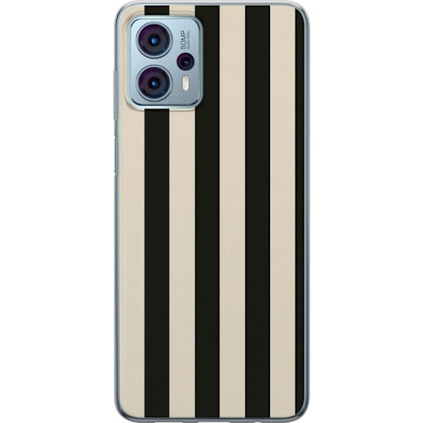 Motorola Moto G23 Gennemsigtig cover Linje Flow