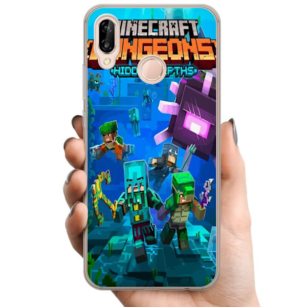 Huawei P20 lite TPU Mobilskal Minecraft