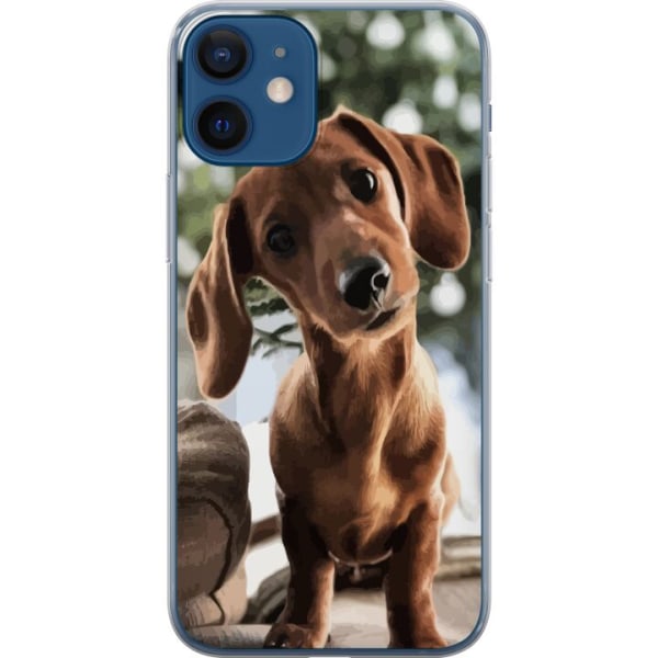 Apple iPhone 12  Gennemsigtig cover Ung Hund