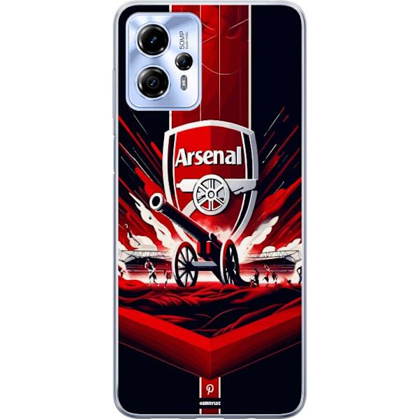 Motorola Moto G13 Gennemsigtig cover Arsenal