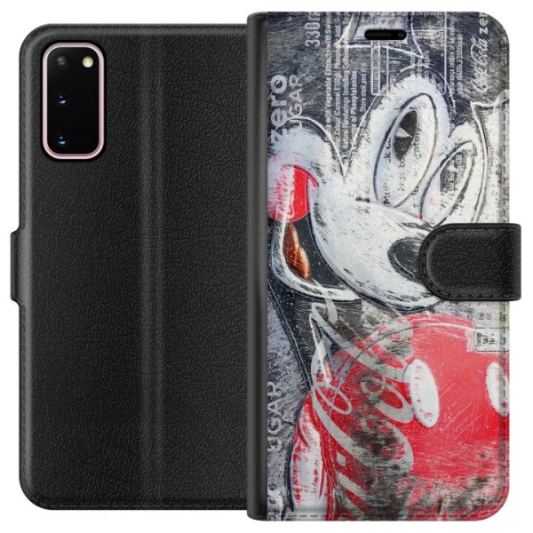 Samsung Galaxy S20 Plånboksfodral Mickey Mouse