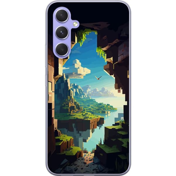 Kompatibelt Mobildeksel til Samsung Galaxy A54 Minecraft