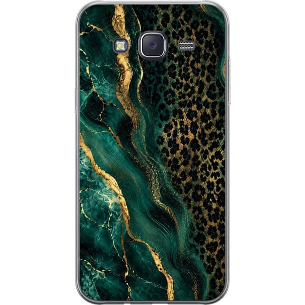 Kompatibelt Mobilskal till Samsung Galaxy J5 Emerald Wild grön