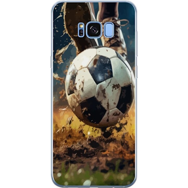 Samsung Galaxy S8 Gjennomsiktig deksel Fotball