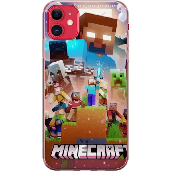 Apple iPhone 11 Genomskinligt Skal Minecraft
