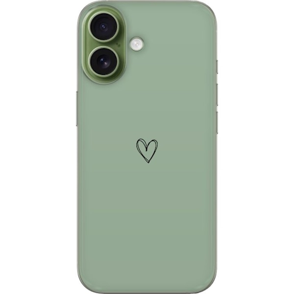Kompatibelt Mobildeksel til Apple iPhone 17 Hjerte