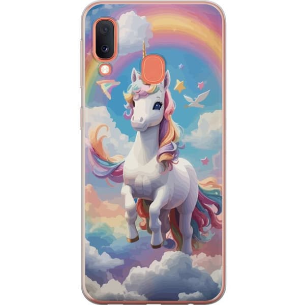 Kompatibelt Mobildeksel til Samsung Galaxy A20e Einhjøring