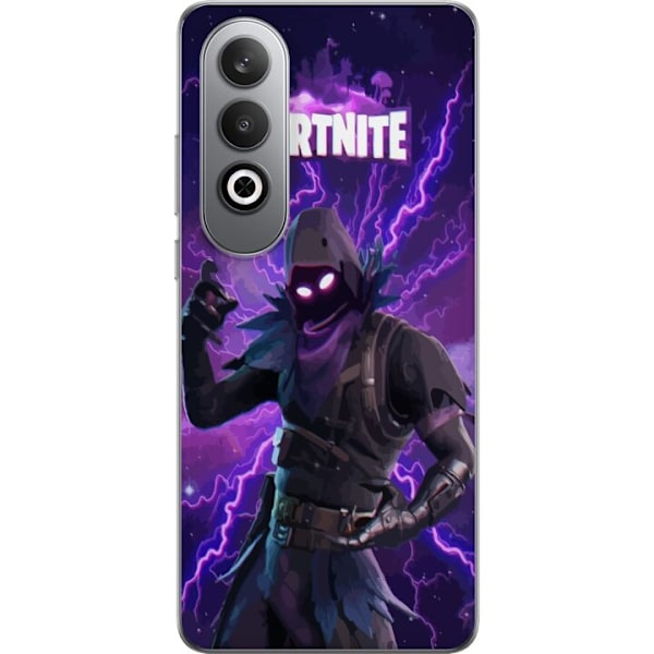 OnePlus Nord CE4 Genomskinligt Skal Fortnite Raven – Mörk Stridsikon från Battle Royale