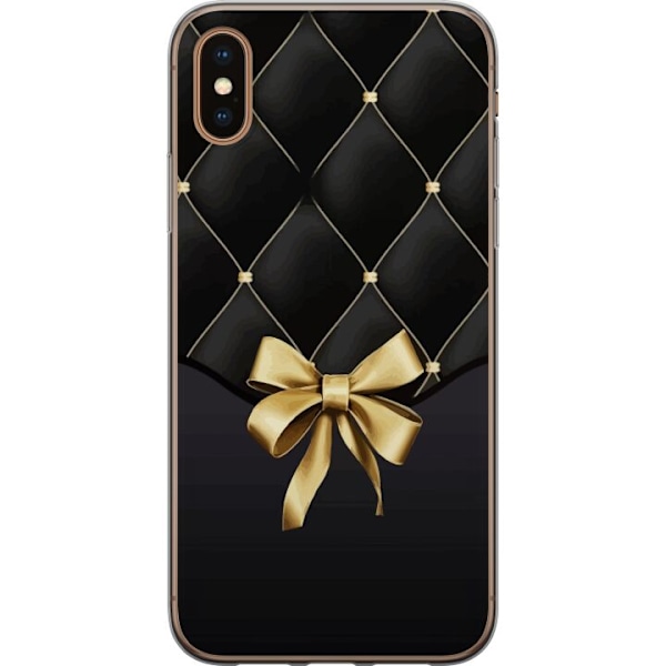 Apple iPhone XS Gennemsigtig cover Luksuriøs rosette