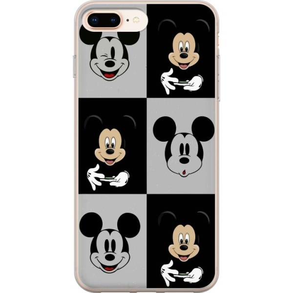 Apple iPhone 7 Plus Gjennomsiktig deksel Mickey Mouse