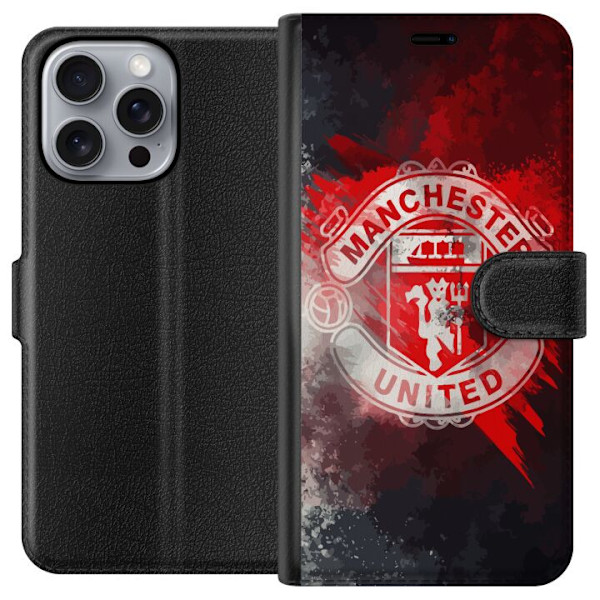 Apple iPhone 16 Pro Max Lompakkokotelo Manchester United