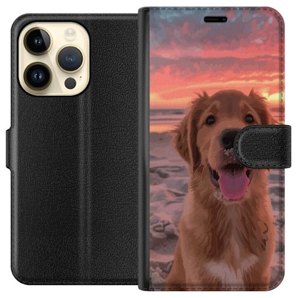 Apple iPhone 14 Pro Plånboksfodral Hund