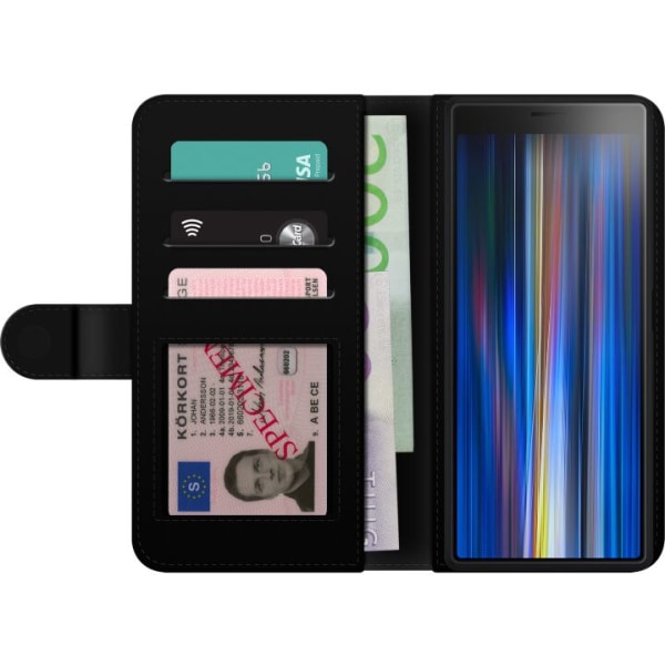 Sony Xperia 10 Plus Plånboksfodral Regnbåge Panda