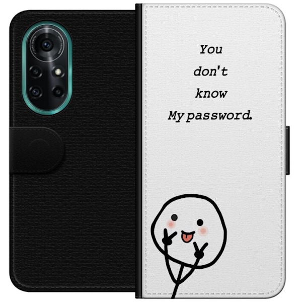 Huawei nova 8 Pro Plånboksfodral You Don’t Know My Password – edgy textmotiv med attityd