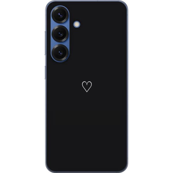 Kompatibelt Mobildeksel til Samsung Galaxy S25+ Hjerte Svart