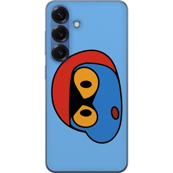 Samsung Galaxy S25+ Gennemsigtig cover Bold Bot Head