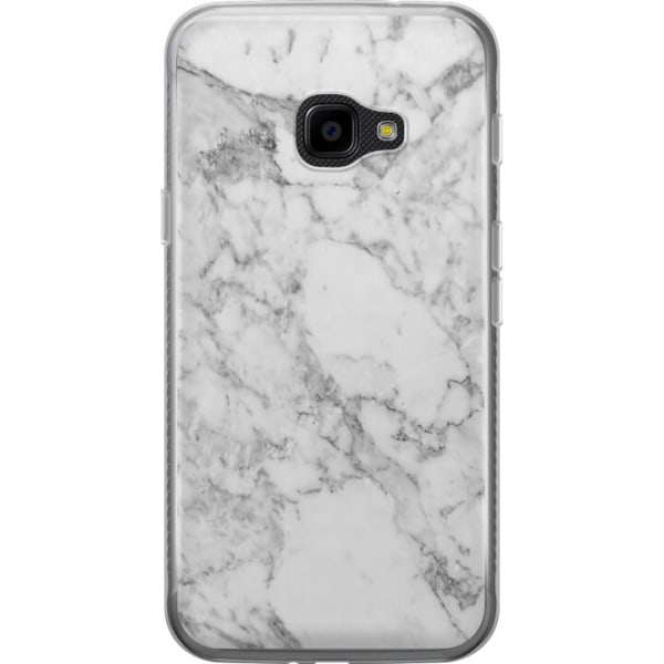 Samsung Galaxy Xcover 4 Deksel / Mobildeksel - Marmor Hvit