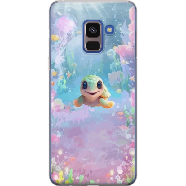Samsung Galaxy A8 (2018) Gennemsigtig cover skildpadde