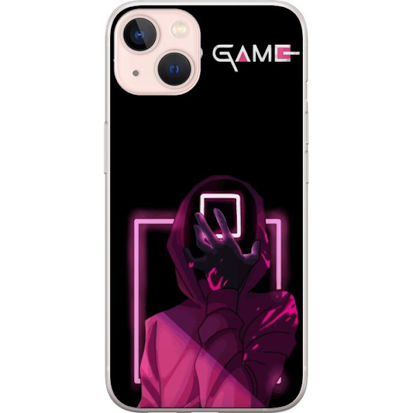 Apple iPhone 13 Läpinäkyvä kuori Squid Game Teema Suosittu Sarja Motiivi Graafinen Ikoninen Suunnittelu Aasialainen Popkulttuuri Jännitys Draama