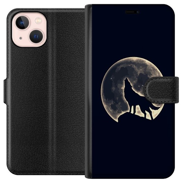 Apple iPhone 13 Tegnebogsetui Ulve Måne
