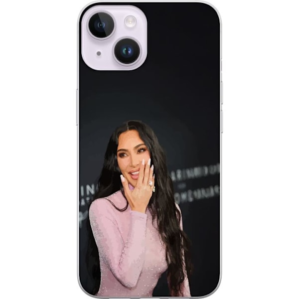 Apple iPhone 14 Plus Genomskinligt Skal Kim Kardashian – Tre
