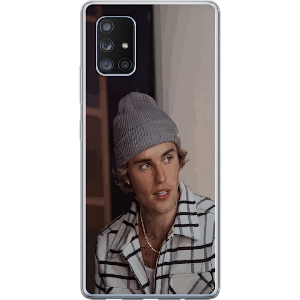 Samsung Galaxy A71 5G Gjennomsiktig deksel Justin Bieber