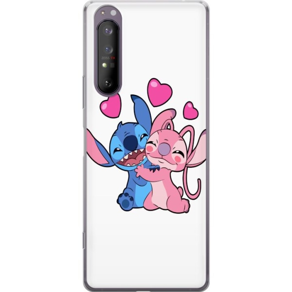 Sony Xperia 1 II Läpinäkyvä kuori Lilo & Stitch