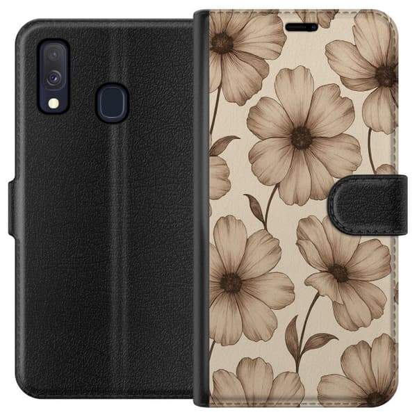 Kompatibel Tegnebogsetui til Samsung Galaxy A40 Pastel Rush
