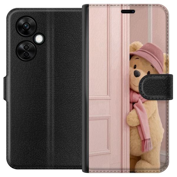 OnePlus Nord CE3 Plånboksfodral Nalle Puh Disney Motiv Tecknad Serie Klassisk Populär Barn Motiv Disneyfigur Ikonisk Karaktär