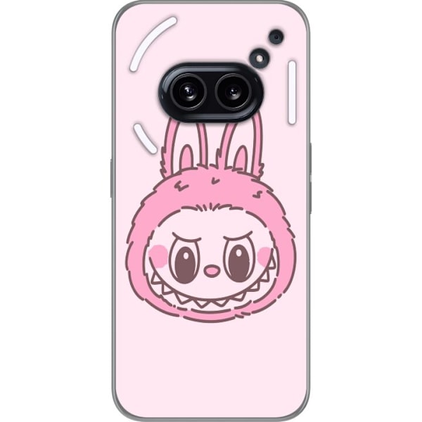 Nothing Phone (2a) Plus Läpinäkyvä kuori Labubu Eläinradan Bunny-versio