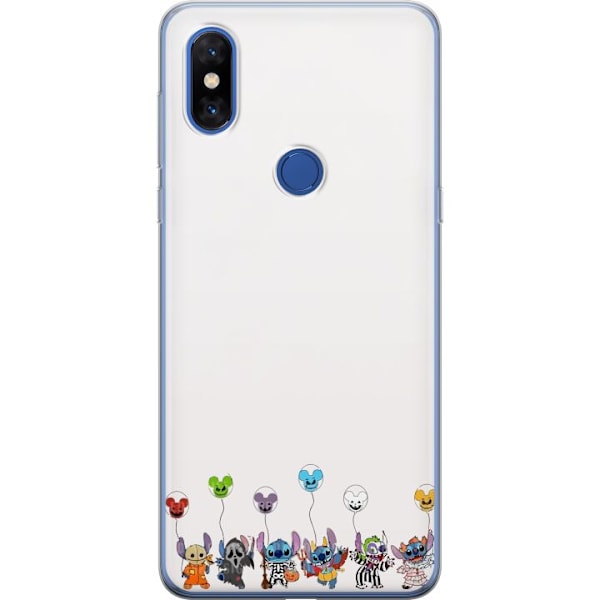 Xiaomi Mi Mix 3 Genomskinligt Skal Stitch Kostym