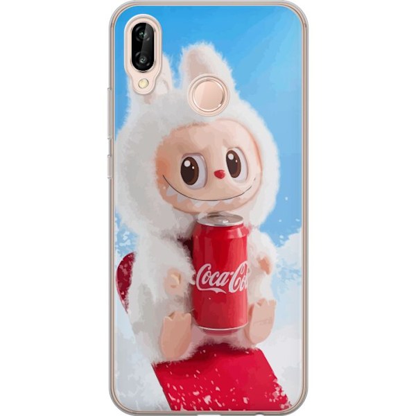 Huawei P20 lite Gjennomsiktig deksel Labubu Summer Edition