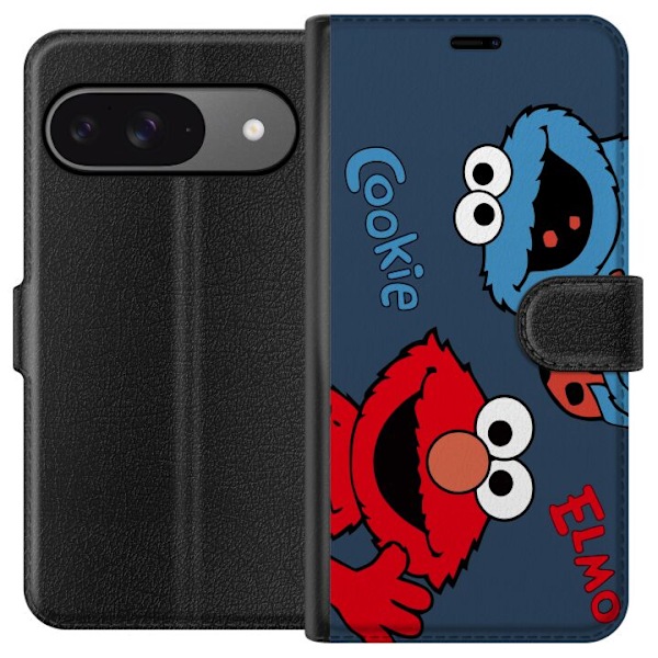 Google Pixel 9 Pro Lommeboketui Cookie Elmo