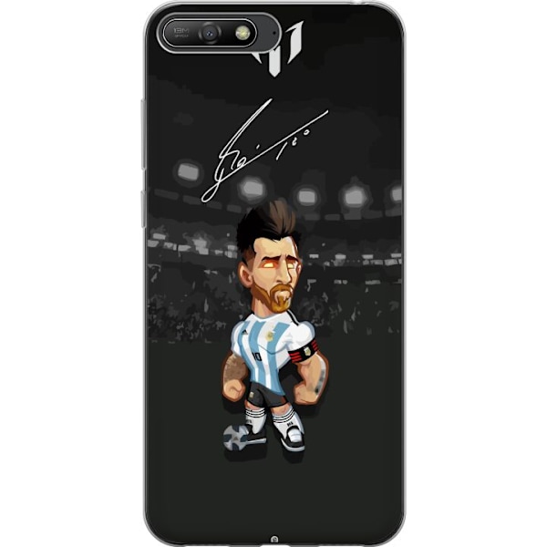 Huawei Y6 (2018) Genomskinligt Skal Messi