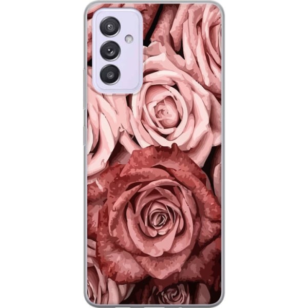 Samsung Galaxy A82 5G Läpinäkyvä kuori Ruusut
