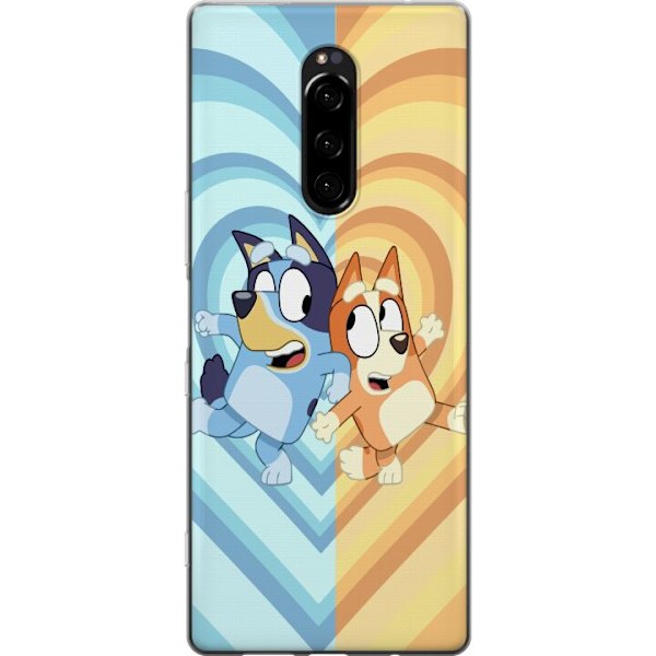 Sony Xperia 1 Gennemsigtig cover Bluey