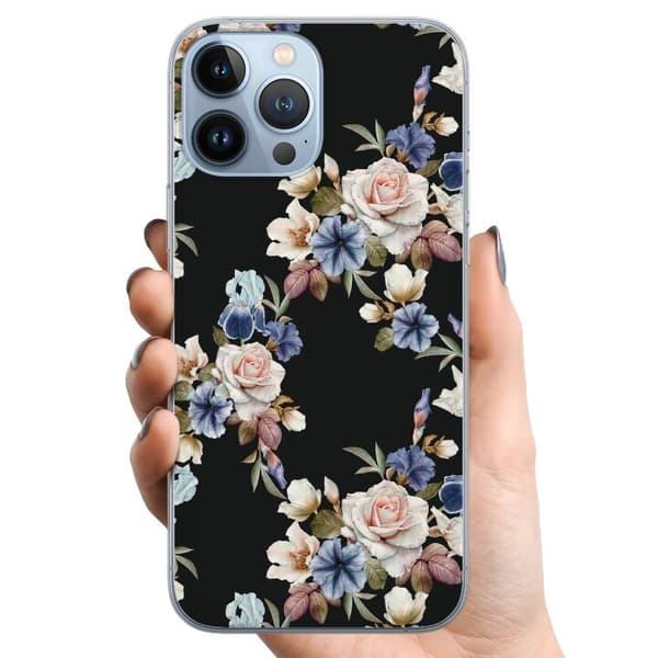 Kompatibelt Mobilskal till Apple iPhone 13 Pro Max Blommor