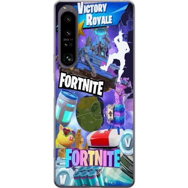 Sony Xperia 1 IV Gennemsigtig cover Fortnite